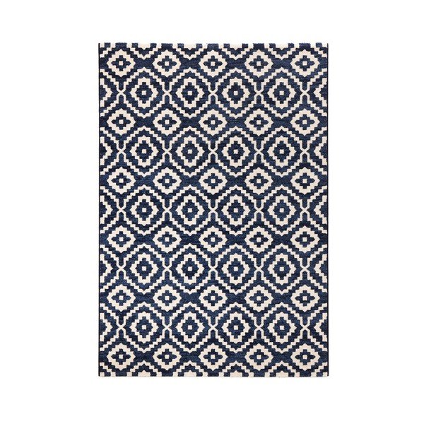 Modra preproga Mint Rugs Diamond Ornamental, 80 x 150 cm