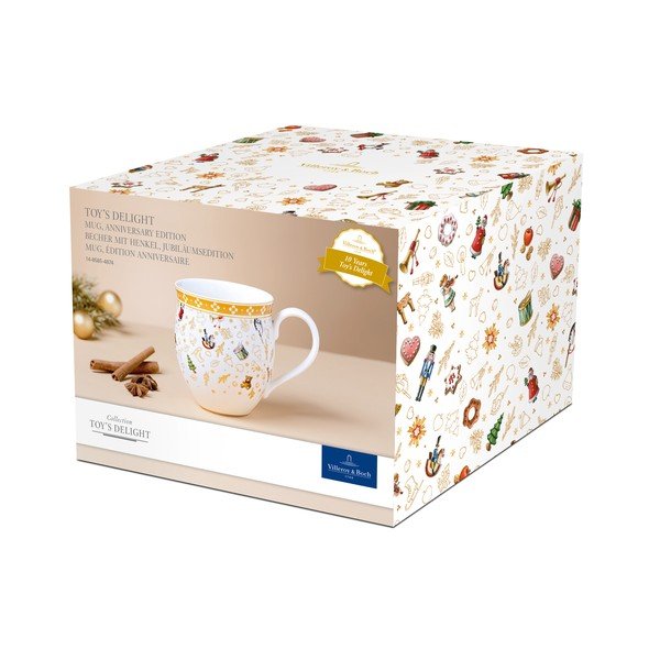 Bela porcelanasta skodelica z božičnim motivom Villeroy&Boch-image-4