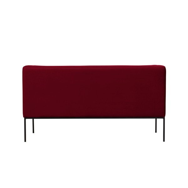 Rdeča žametna zofa Windsor & Co Sofas Neptune, 145 cm-image-4