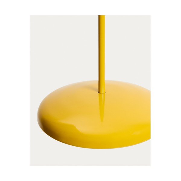 Rumena LED zatemnitvena viseča svetilka s kovinskim senčilom ø 16 cm Porte – Kave Home-image-4