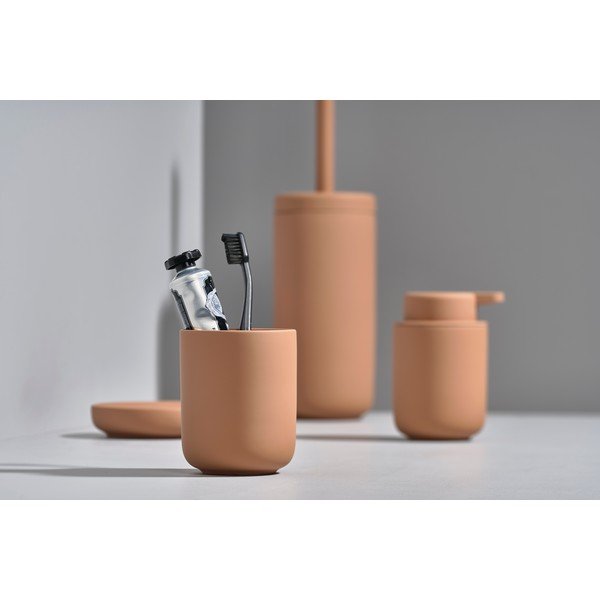 Jantarno rjav lonček za zobne ščetke Zone Ume Amber-image-1