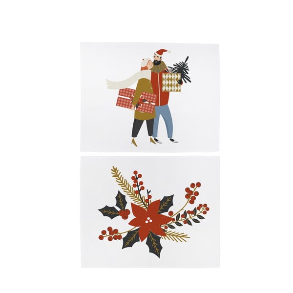 Tekstilni pogrinjki v kompletu 2 ks z božičnim motivom 35x45 cm Christmas Star – Butter Kings