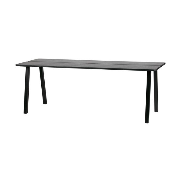 Črna jedilna miza WOOOD Trionf, dolžina 210 cm-image-2
