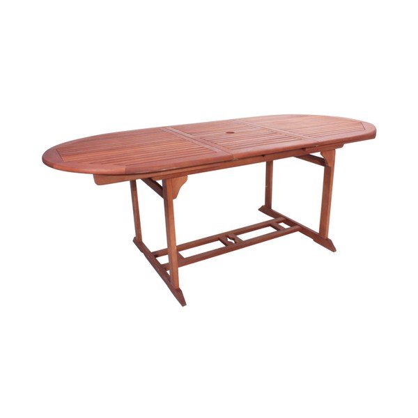 Vrtna miza iz masivnega evkaliptusa 90x150 cm Stockholm – Garden Pleasure-image-1