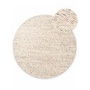 Bež/v naravni barvi ročno tkana volnena okrogla preproga ø 200 cm Lyon Beans – Elle Decoration