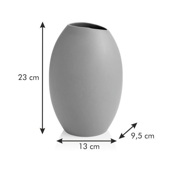 Siva keramična vaza Fancy Home – Tescoma-image-3