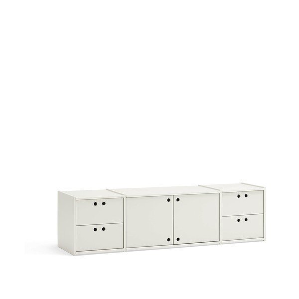 Kremno bela TV omarica 157x42x40 cm Wally – Teulat-image-4
