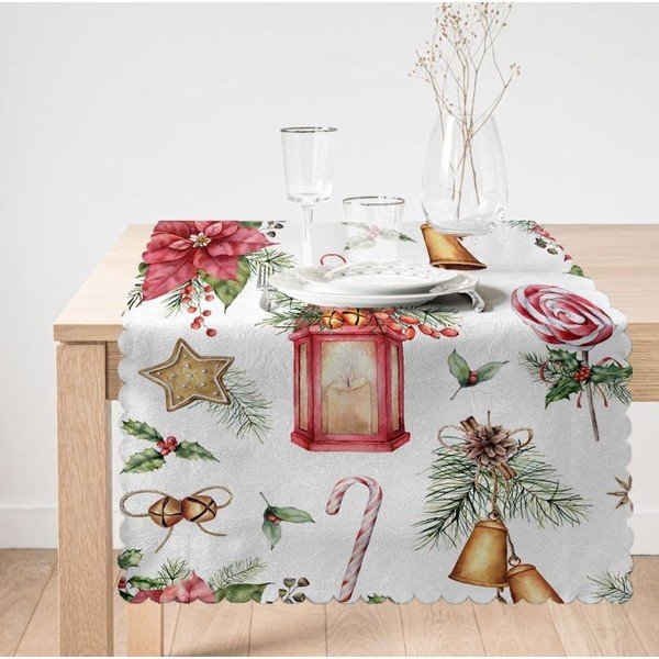 Namizni tekač z božičnim motivom 45x140 cm Merry Christmas – Mila Home