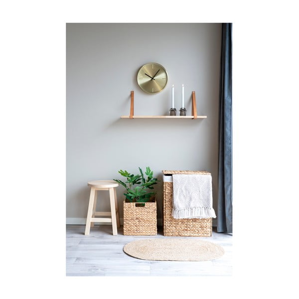 Koš za perilo iz vodne hijacinte v naravni barvi Passo – House Nordic-image-1