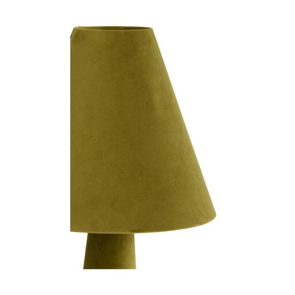Zelena namizna svetilka s tekstilnim senčilom (višina 61 cm) Devia – Light & Living-image-3