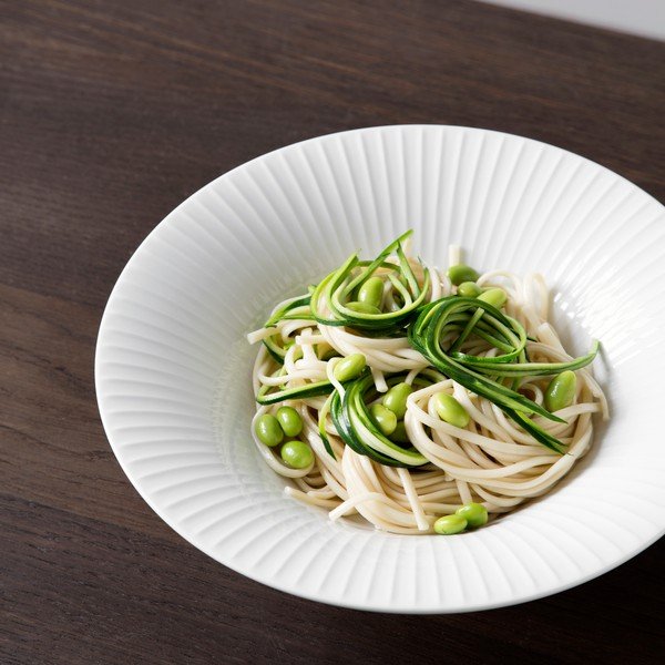 Bel porcelanast krožnik za juho Kähler Design Hammershoi, ⌀ 21 cm-image-2