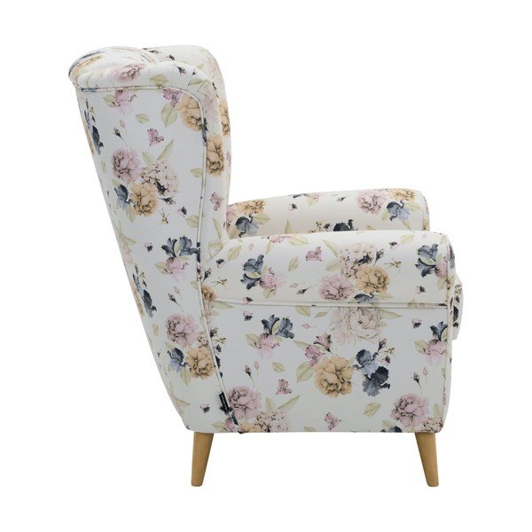 Bel fotelj s cvetličnim motivom Max Winzer Anton-image-4