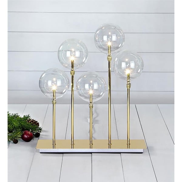 Božična svetlobna dekoracija v zlati barvi – Markslöjd-image-3