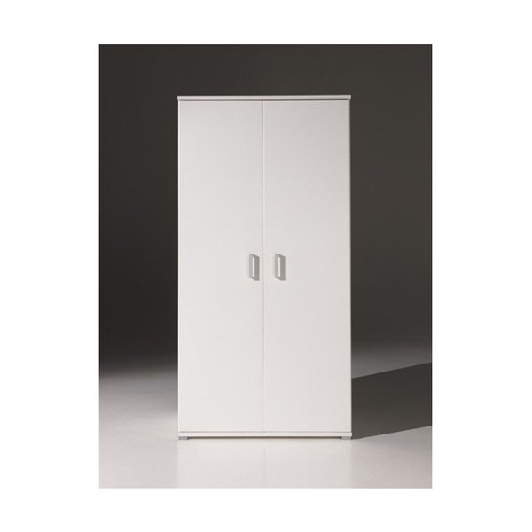 Bela garderobna omara Vipack Milan, širina 105 cm-image-1