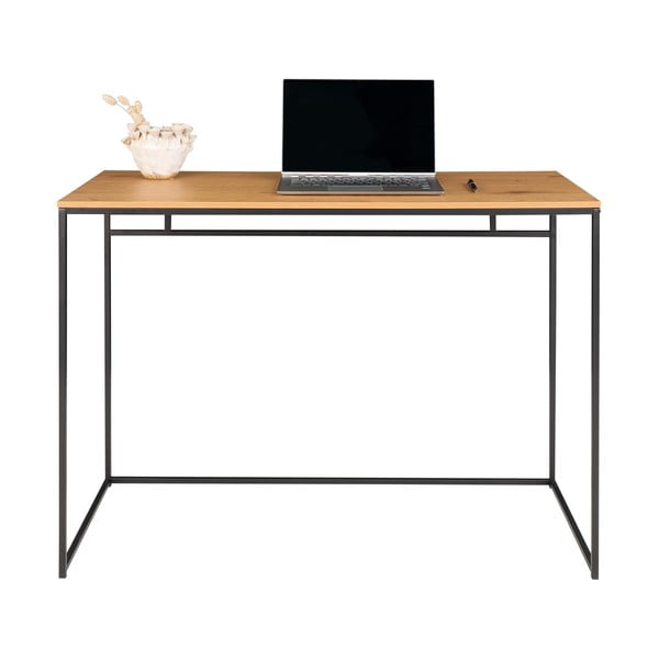 Pisalna miza z zgornjim delom v hrastovi barvi House Nordic Vita-image-3