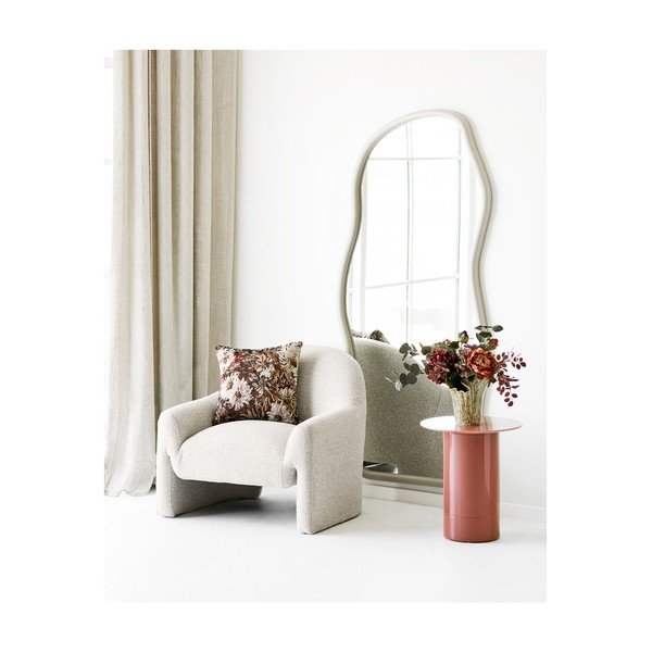 Steklena okrogla stranska mizica ø 45 cm Florens – House Nordic-image-2