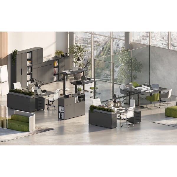 Pisalna miza z nastavljivo višino 80x160 cm Mailand – Germania-image-1