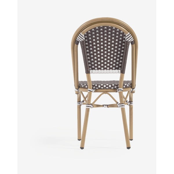 Belo-rjav vrtni stol Kave Home Marilyn-image-3