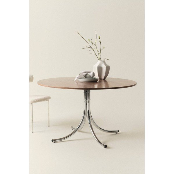 Kovinska okrogla jedilna miza ø 130 cm Chipley – Jotex-image-1