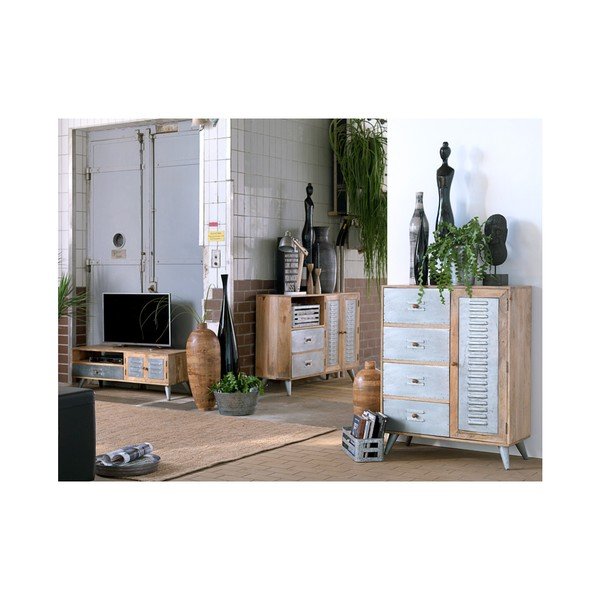Komoda iz mangovega lesa s 4 predali Canett Leipzig-image-2
