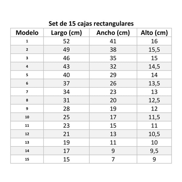 Kartonaste škatle za shranjevanje s pokrovom v kompletu 15 ks Route – Casa Selección-image-4