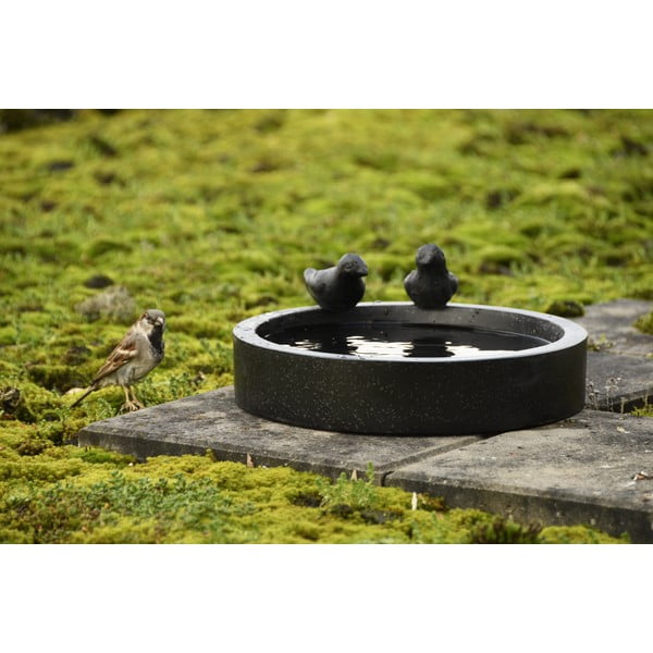 Črna keramična krmilnica za ptice Esschert Design Ave-image-1