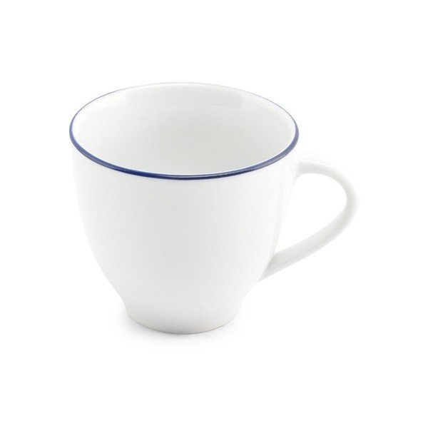 Bela porcelanasta skodelica za kapučino 200 ml Basic White – BonBistro-image-1