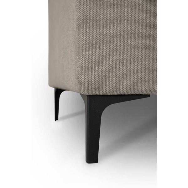 Svetlo rjava kotna sedežna garnitura iz šenilje (levi kot/v obliki črke "U") Fabian – Scandic-image-4