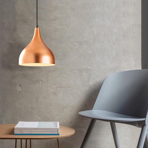 Črna/bakrena viseča svetilka ø 26 cm Sağlam – Opviq lights-image-1