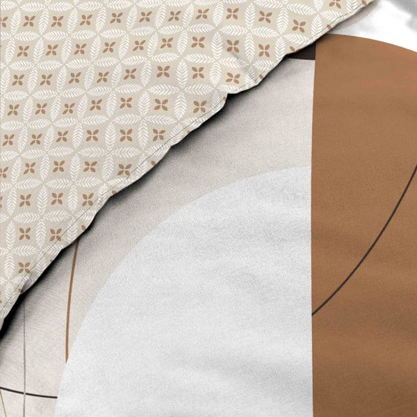 Belo-bež podaljšana bombažna posteljnina za zakonsko posteljo 240x220 cm Natacha – douceur d'intérieur-image-2