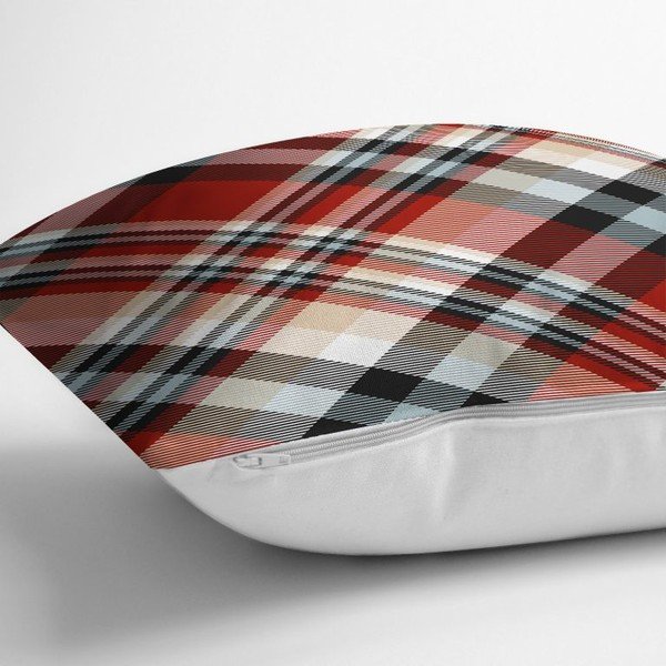 Rdeča dekorativna prevleka za vzglavnik Minimalist Cushion Covers Flanel, 35 x 55 cm-image-1