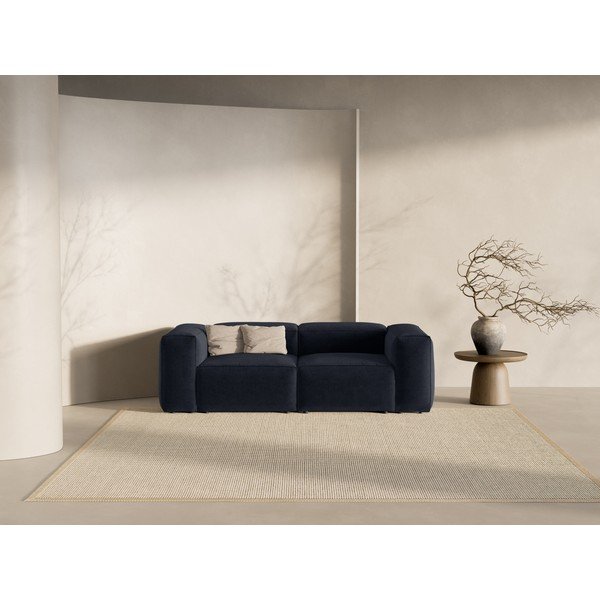 Temno modra sedežna garnitura 224 cm Bergamo – Cosmopolitan Design-image-1