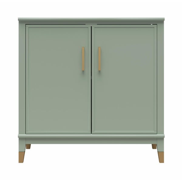 Zelena omarica 86x85x41 cm Westerleigh – CosmoLiving by Cosmopolitan