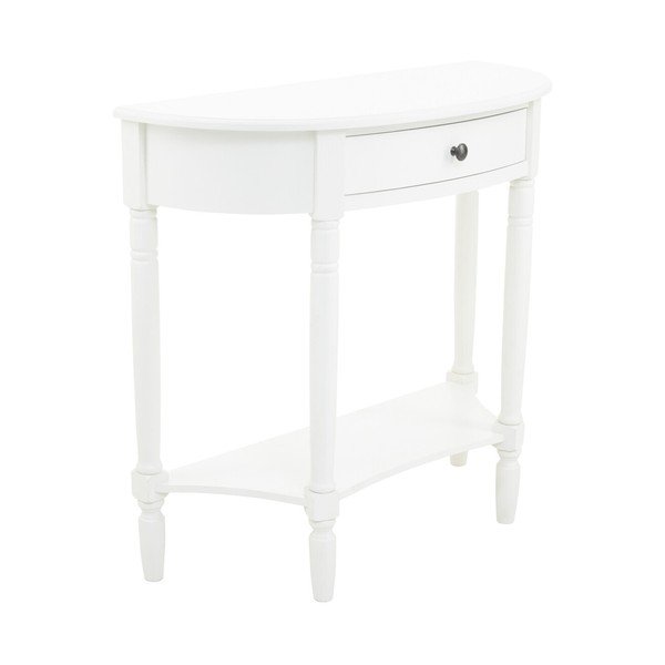 Bela stranska mizica iz masivnega bora 32x93 cm Heritage – Premier Housewares