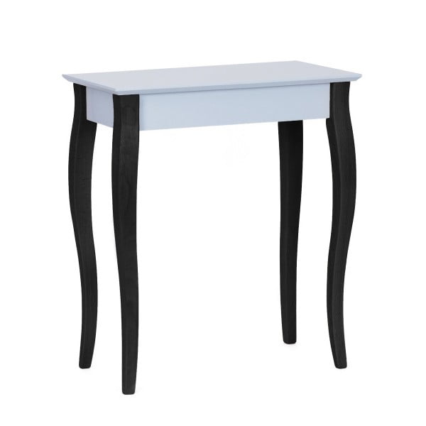 Svetlo siva konzolna mizica s črnimi nogami Ragaba Lilo, širina 65 cm