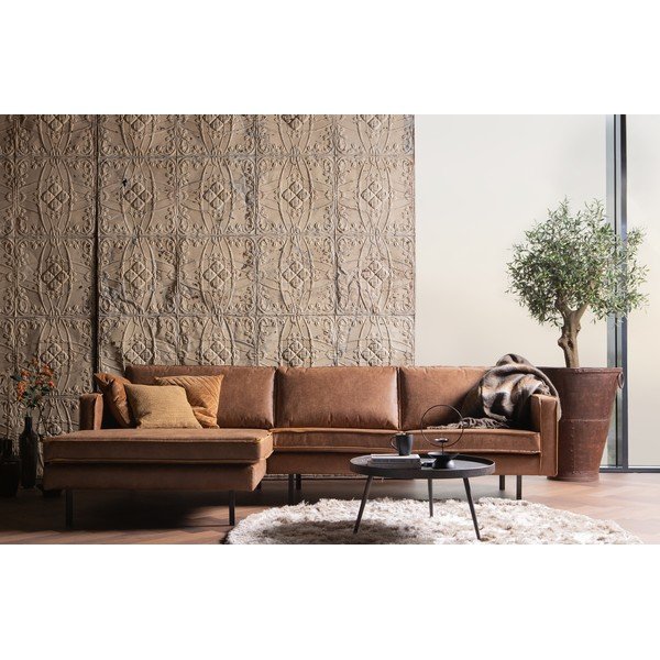 Črna kavna mizica BePureHome Bounds, ø 76 cm-image-1