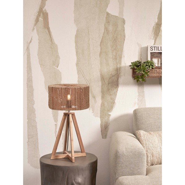 Namizna svetilka v naravni barvi s senčnikom iz jute (višina 51 cm) Iguazu – Good&Mojo-image-3