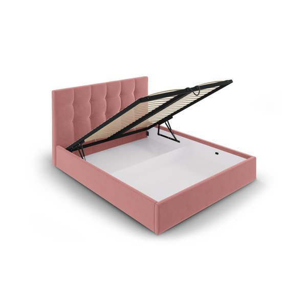 Roza zakonska postelja Mazzini Beds Nerin, 140 x 200 cm-image-3