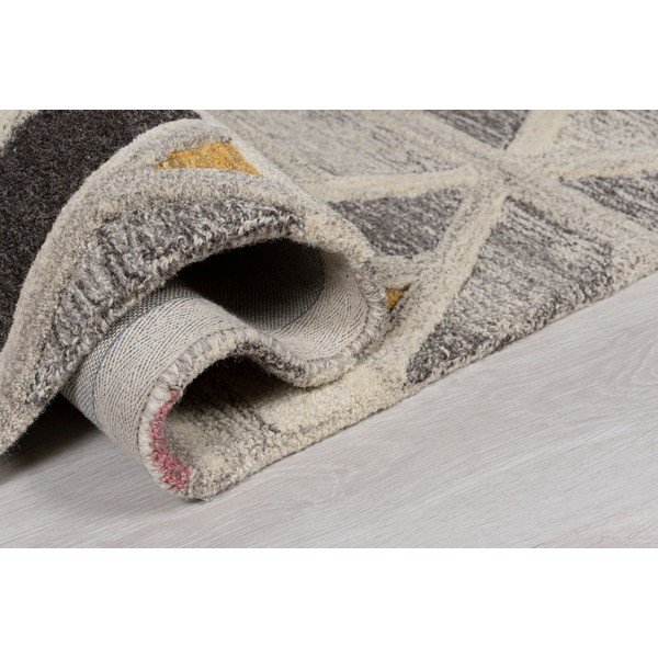 Siva volnena preproga Flair Rugs River, 120 x 170 cm-image-1