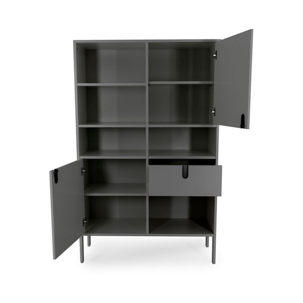 Siva knjižna omara Tenzo Uno, višina 176 cm-image-3