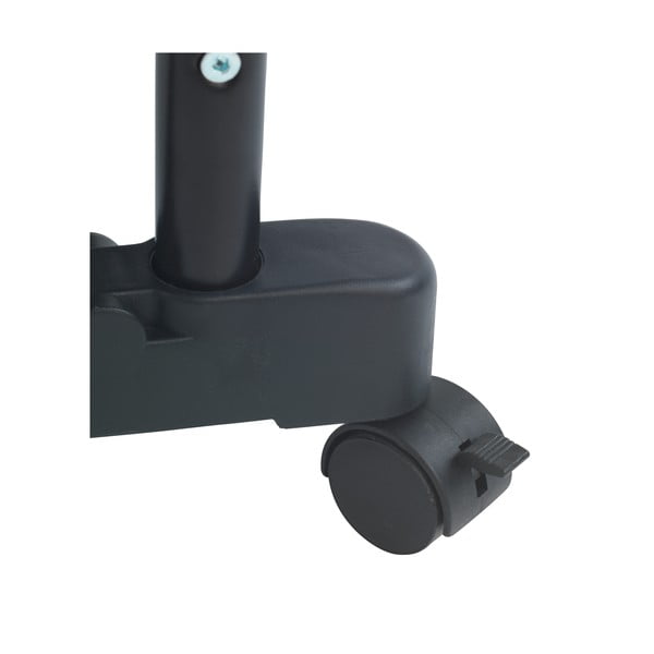 Črno kovinsko teleskopsko mobilno stojalo za oblačila All In - Wenko-image-3