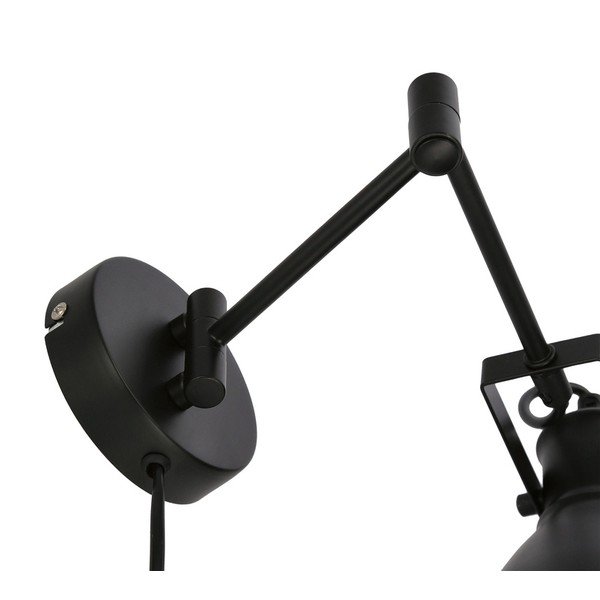 Črna kovinska stenska svetilka Espera - Candellux Lighting-image-2