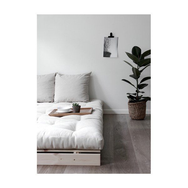 Raztegljiv kavč Karup Design Roots Black/Light Grey-image-1