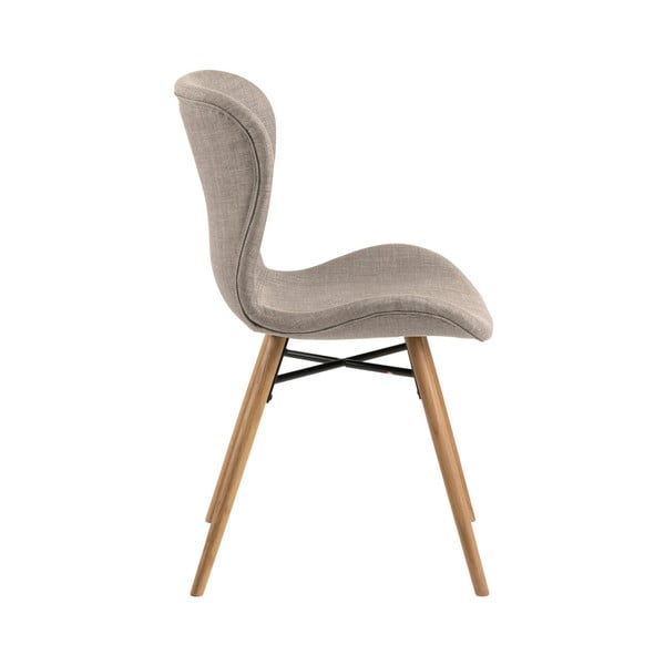 Bež jedilni stoli v kompletu 2 ks Batilda – Actona-image-4