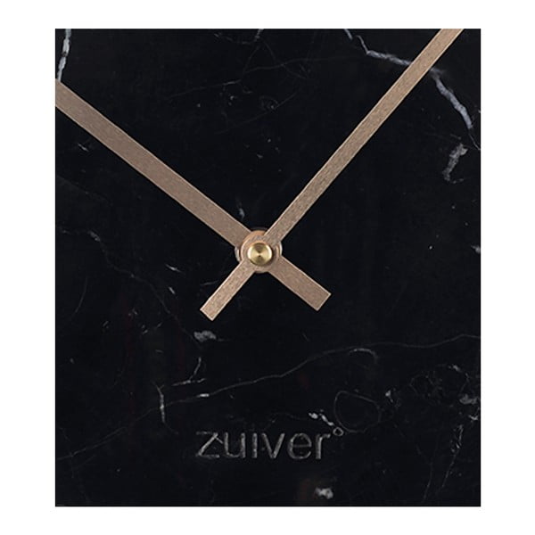 Črna marmorna stenska ura Zuiver Marble Time-image-1