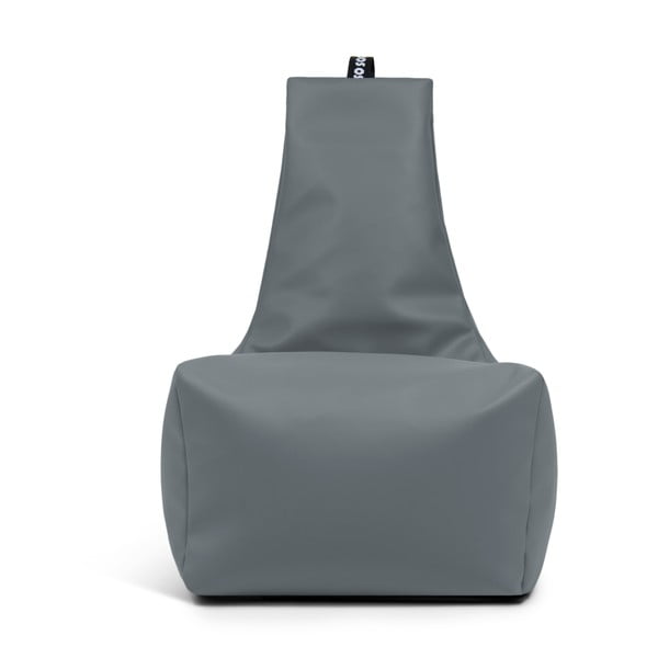 Temno modra vreča za sedenje iz umetnega usnja Icy XL – So Soft?-image-1