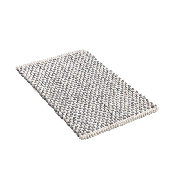 Sivo-bež kopalniška preproga 50x80 cm Rafael – douceur d'intérieur-image-4