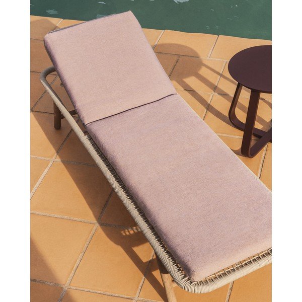 Bež vrtna sedežna blazina za ležalnik 50x175 cm Maoni – Kave Home-image-2