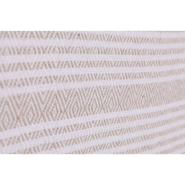 Bež bombažno posteljno pregrinjalo Galina Beige White, 220 x 240 cm-image-1