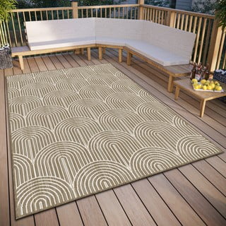Rjava zunanja preproga 240x330 cm Pangli Linen – Hanse Home